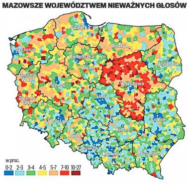 Wygrana PSLu na Mazowszu (z powodu nieważnych głosów), czyli cud nad urną w 2014 roku