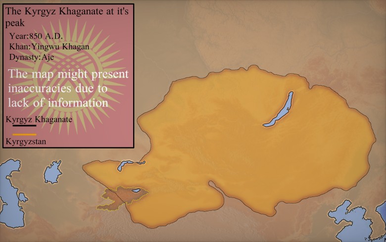 Kirgiski Chaganat w szczytowym okresie rozwoju, 850 rok