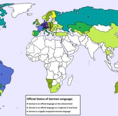 Liczba osób na świecie posługująca się językiem niemieckim