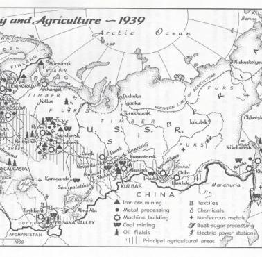 Przemysł i rolnictwo w Związku Radzieckim w 1939 roku