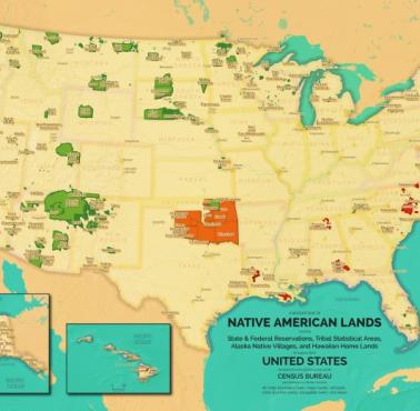Indianie w USA z uwzględnieniem rezerwatów