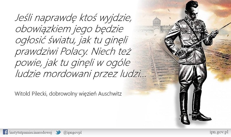 Witold Pilecki jako więzień nr 4859 (pod nazwiskiem Tomasz Serafiński), rozpoczął zbieranie informacji o niemieckich ...