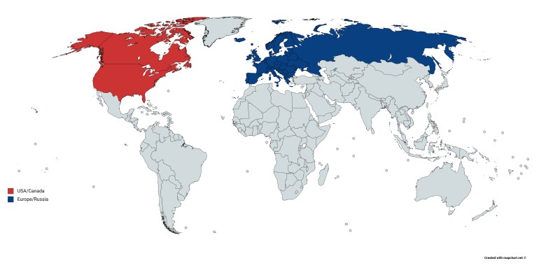 Europa wraz z Rosją miałaby większą gospodarkę, powierzchnię i populację niż USA i Kanada