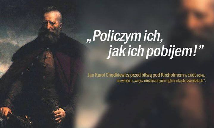 27 września 1605 - Siły polsko-litewskie pod dowództwem hetmana Jana Karola Chodkiewicza rozgromiły Szwedów pod Kircholmem