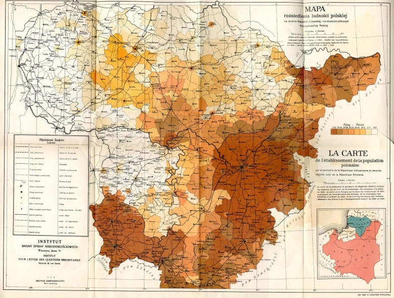Skupiska Polaków na Litwie w 1919 roku
