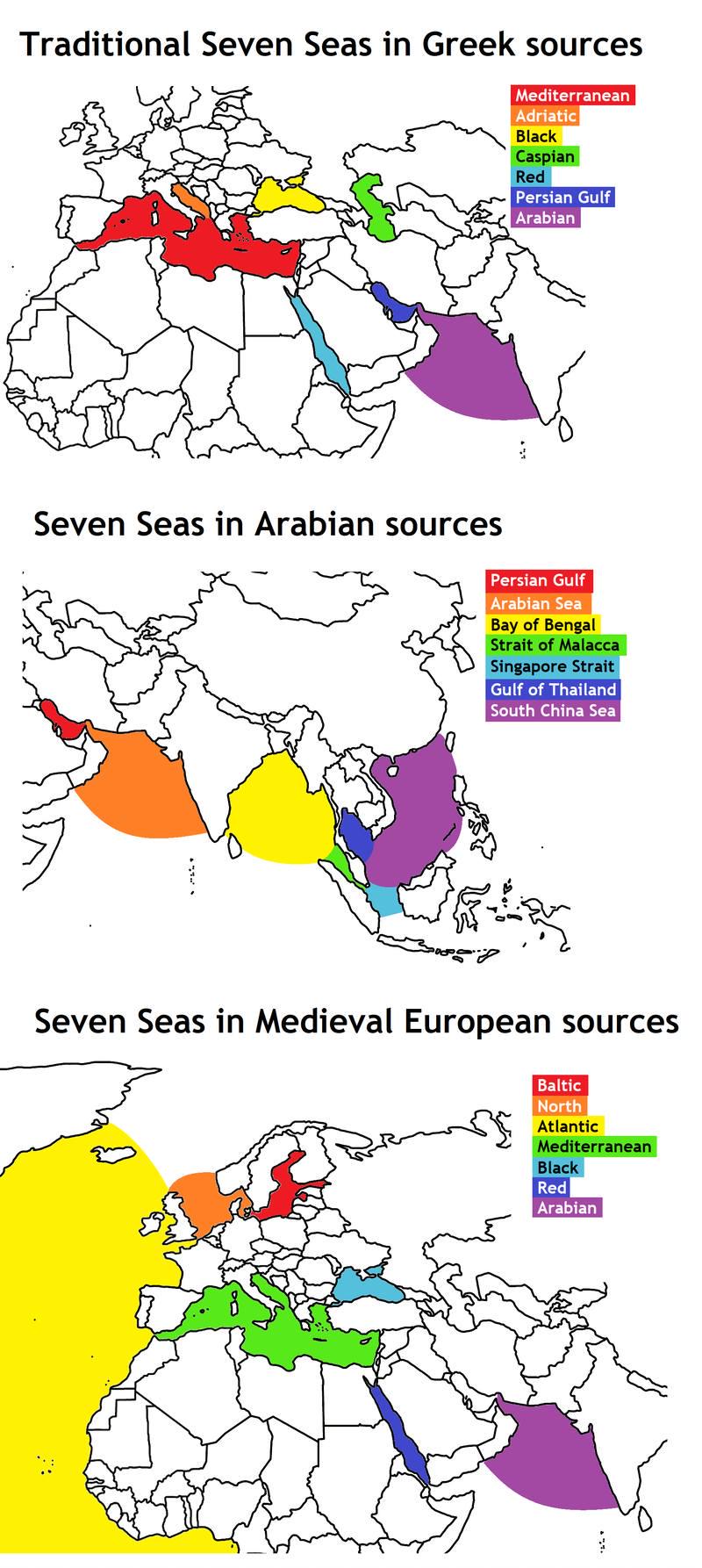 Siedem mórz w europejskim średniowieczu