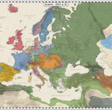 Europa w 1815 roku