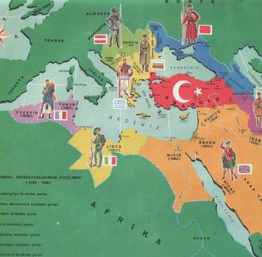 Straty terytorialne Imperium Osmańskiego w latach 1699-1918