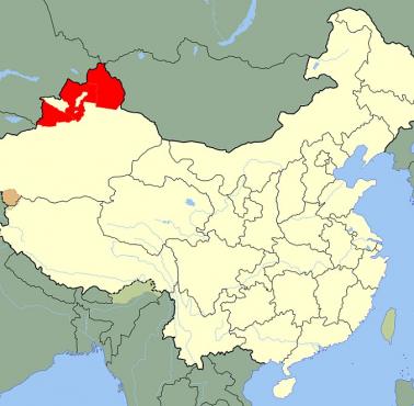 Utworzona przez ZSRR - Socjalistyczna Republika Wschodniego Turkiestanu (1944-1949)