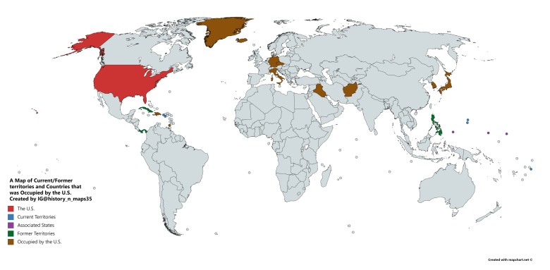 Kraje podbite i okupowane przez USA