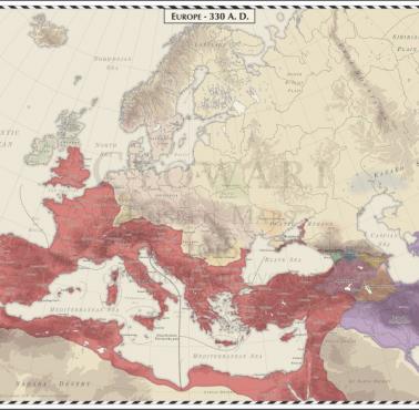 Europa w 330 roku n.e.