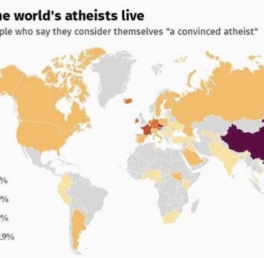 Ateiści na świecie