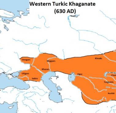 Pierwszy kaganat turecki – pierwsze państwo Turkutów, 630 rok n.e.