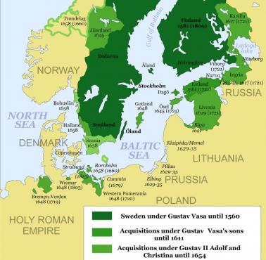 Szwedzkie imperium w czasach świetności 1560-1660