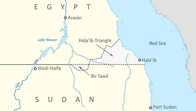 Bir Tawil - jedyne na świecie teren bezpaństwowy (między Egiptem a Sudanem)