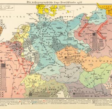 Sytuacja geo-militarna Niemiec w 1933, 1935 roku. Potencjał militarny sąsiadów III Rzeszy