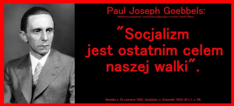 Joseph Goebbels o walce o socjalizm