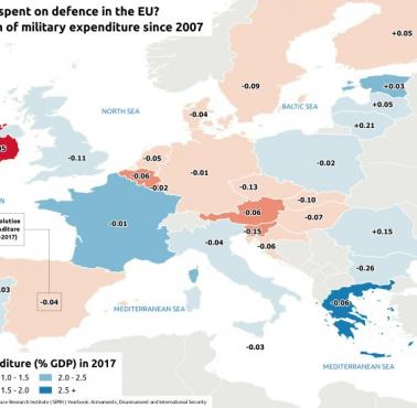 Ile wydano na obronę w UE? Ewolucja wydatków wojskowych od 2007 roku