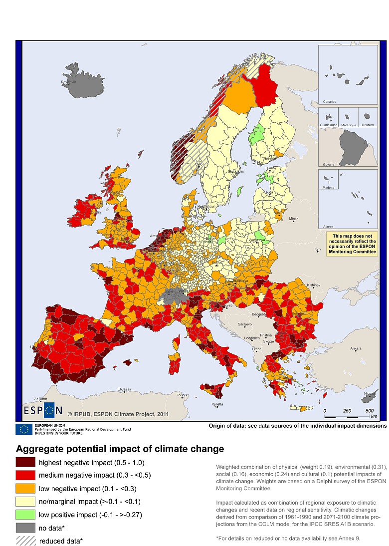 Zmiany klimatyczne w Europie