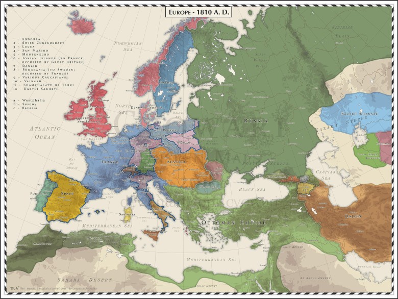 Imperium francuskie w czasach napoleońskich, 1810