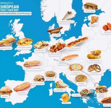 Najpopularniejsze jedzenie uliczne w Europie
