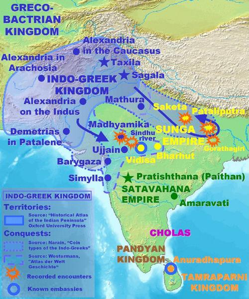 Królestwo Indo-Greckie 180BC-10AD