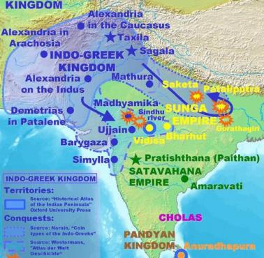 Królestwo Indo-Greckie 180BC-10AD