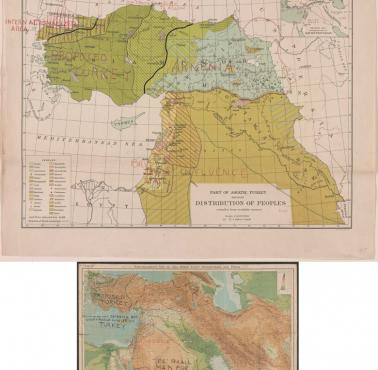 Proponowane granice dla Turcji, wyznaczone przez prezydenta USA Woodrowa Wilsona