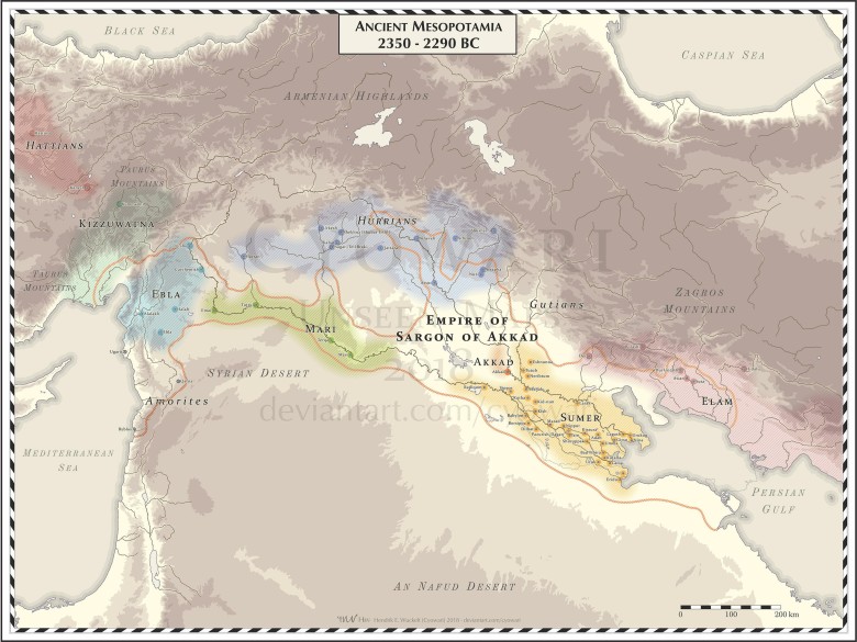 Starożytna Mezopotamia 2350-2290 p.n.e.