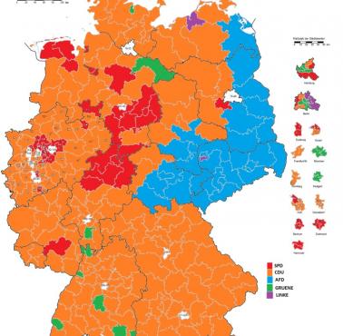 Preferencje wyborcze w Niemczech, październik 2018