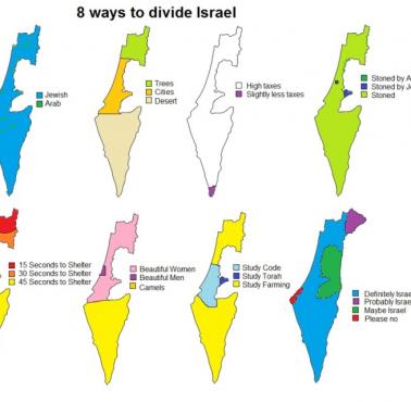 8 sposobów na dzielenie Izraela
