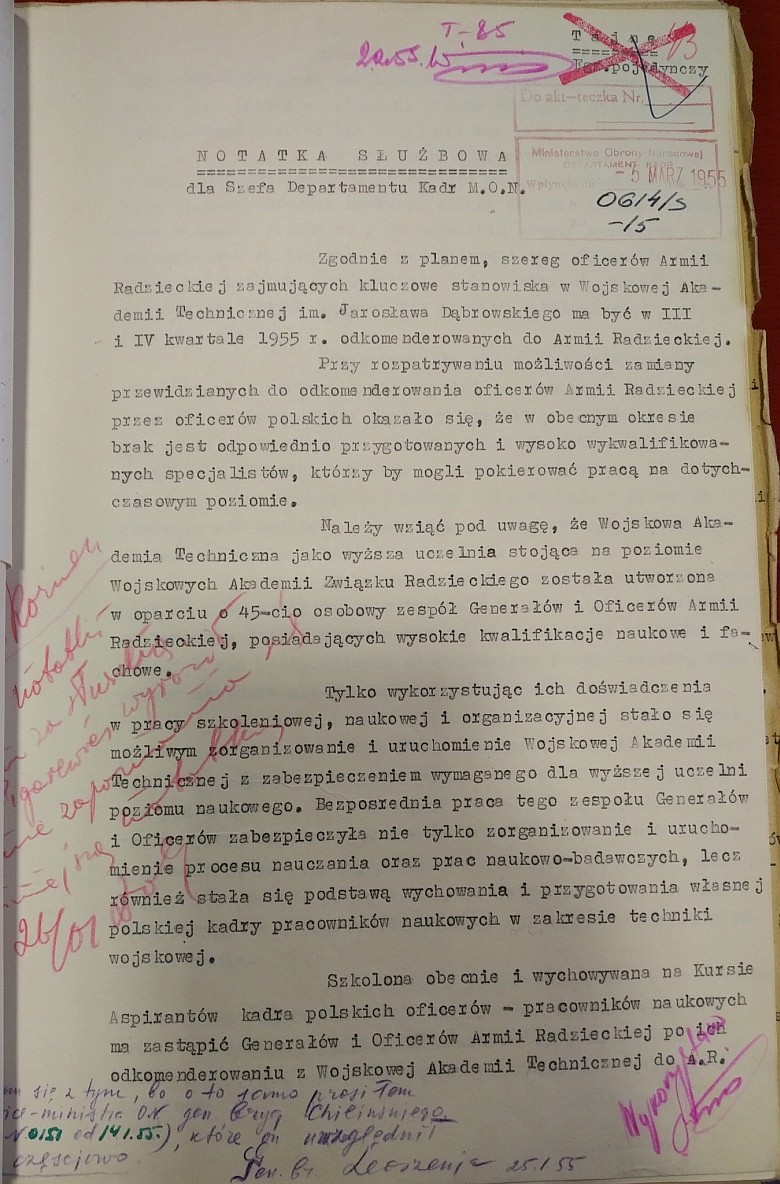 Geneza Wojskowej Akademii Technicznej