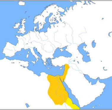 Starożytny Egipt (Imperium Egipskie) ok. 1250 p.n.e.