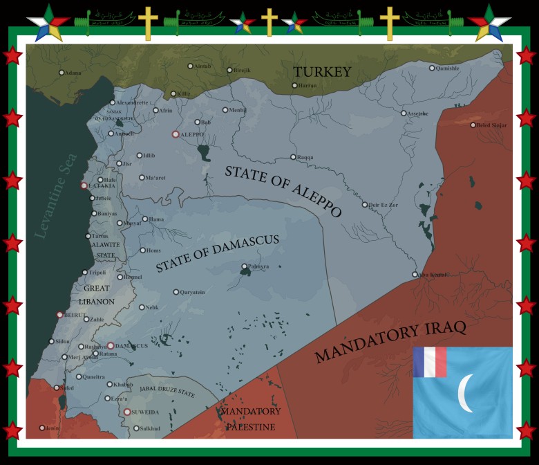 Francuski mandat w Syrii i Libanie, 1920-1936