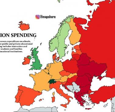Wydatki na edukację w Europie
