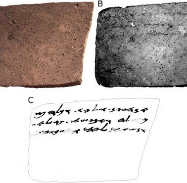 Odszyfrowany list żołnierza o imieniu Hananyahu. List powstał 2,5 tys. lat temu, a brzmi dość swoisko "Jeśli jest wino, wyślij"