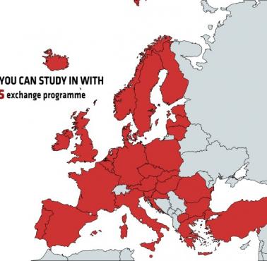 Kraje, w których można studiować z programem wymiany Erasmus