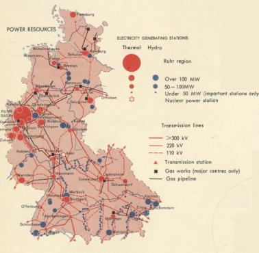 Produkcja energii Niemiec Zachodnich (lata 60. XX wieku) , 1967