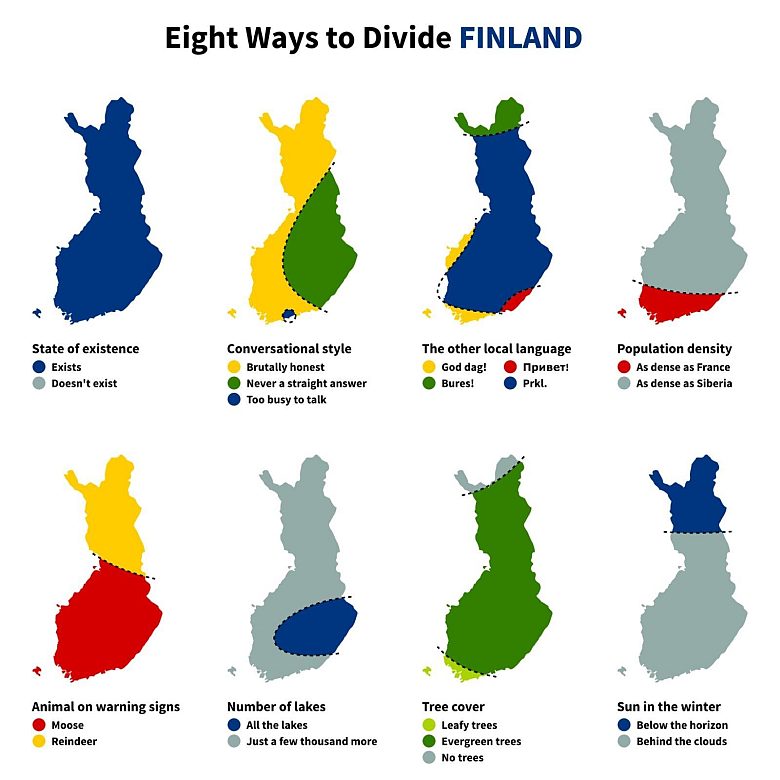 8 sposobów na dzielenie Finlandii