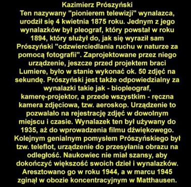 Kazimierz Prószyński – polski przedsiębiorca, operator filmowy, reżyser, inżynier oraz wynalazca