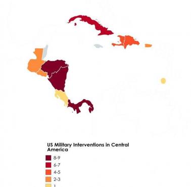 Amerykańskie interwencje wojskowe w Ameryce Środkowej
