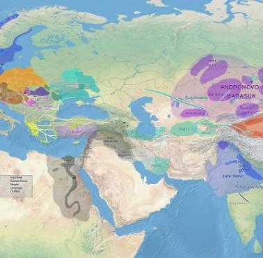 Kultury i ścieżki migracyjne w późnym okresie epoki brązu (900 do 600 pne)