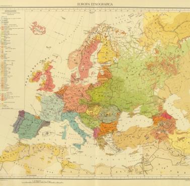 Etnolingwistyczna mapa Europy, 1929