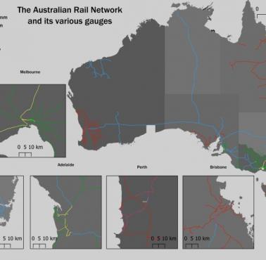 Australijska sieć kolejowa