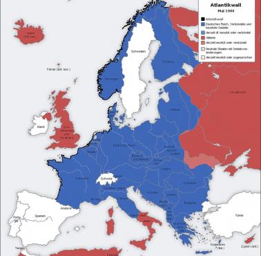 Niemieckie (III Rzeszy) panowanie w Europie w maju 1944 roku