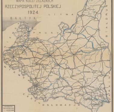 Sieć kolejowa II RP, 1924