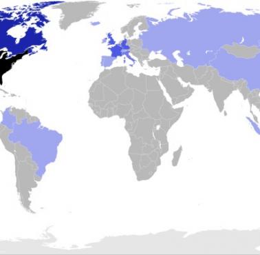 Kraje, które odwiedził Ronald Reagan podczas swojej prezydentury