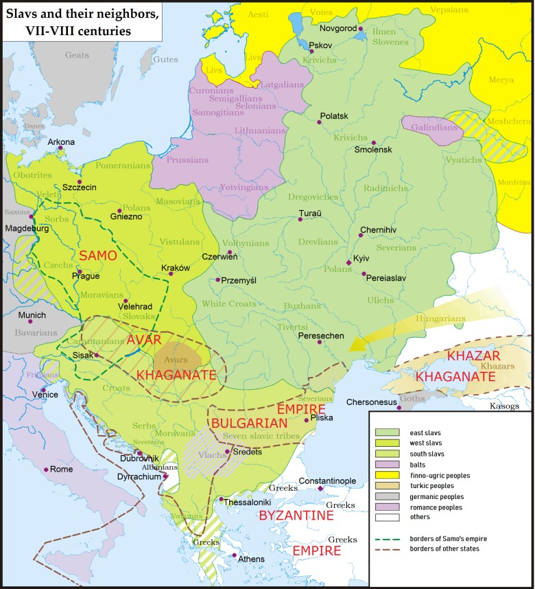 Europa Wschodnia w VII-VIII wieku