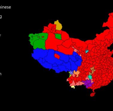 Grupy etniczne w chińskich prefekturach