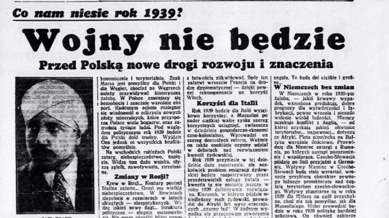 Przepowiednia na 1939 rok